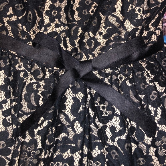 Neiman Marcus/Target Black Lace Strapless Dress - Picture 3 of 6